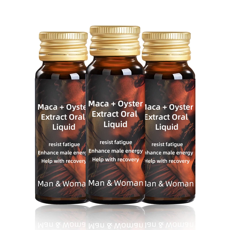 Own-brand Oyster Maca for Men Energy Support booster Vitamin for Men Strong Maca Root Health complex Drink Oral Liquid