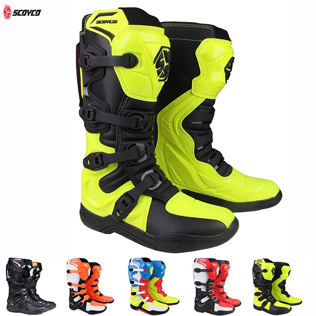 Motocross Boots Biker Boots Textile Motorcycle Shoes for Sale High Quality Top Gear Original Leather Customized Motocross Boots