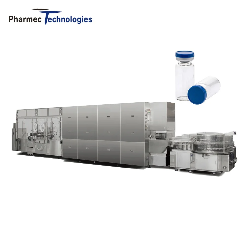 Vial Injection Washing Sterilization Filling and Sealing Production Line