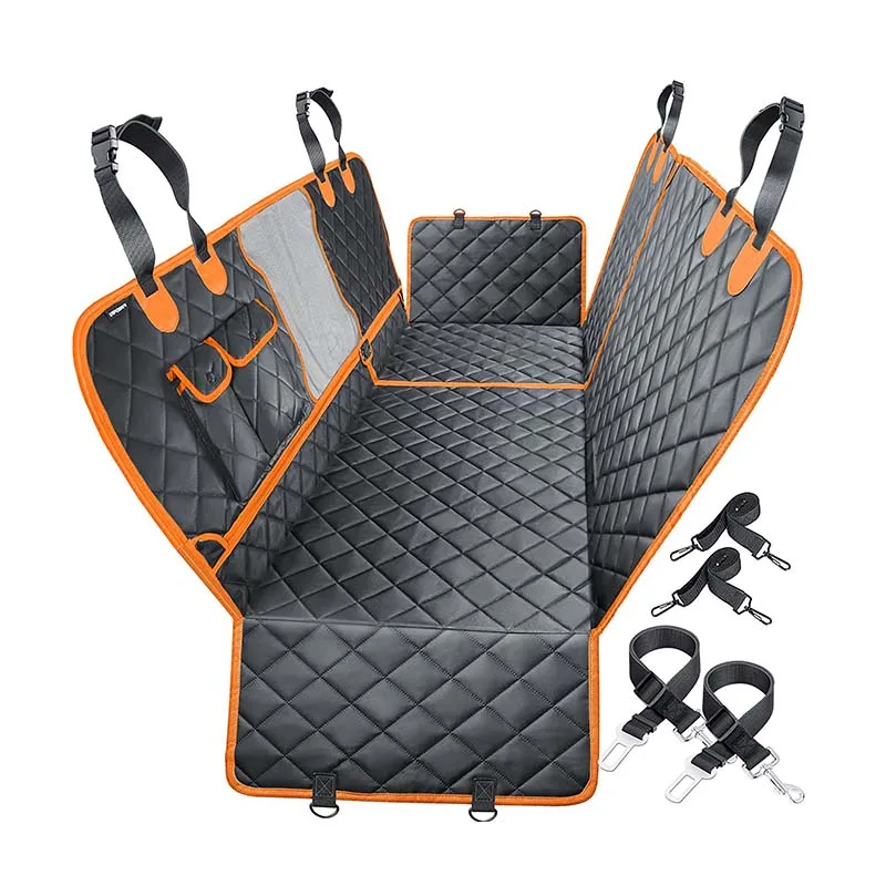 
 Чехол для автомобильного сиденья для собак 100% водонепроницаемый нескользящий гамак для внедорожника 600D тяжелый устойчивый к царапинам коврик для домашних животных  