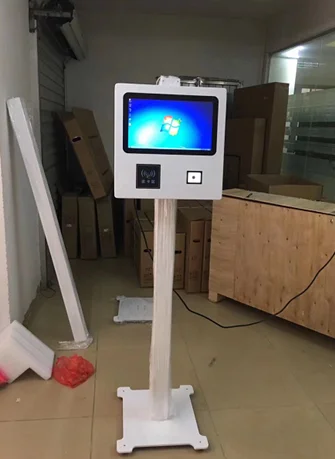 OEM Android Windows touch screen order payment machine NFC card reader QR scanner POS slot self ordering kiosk in restaurant