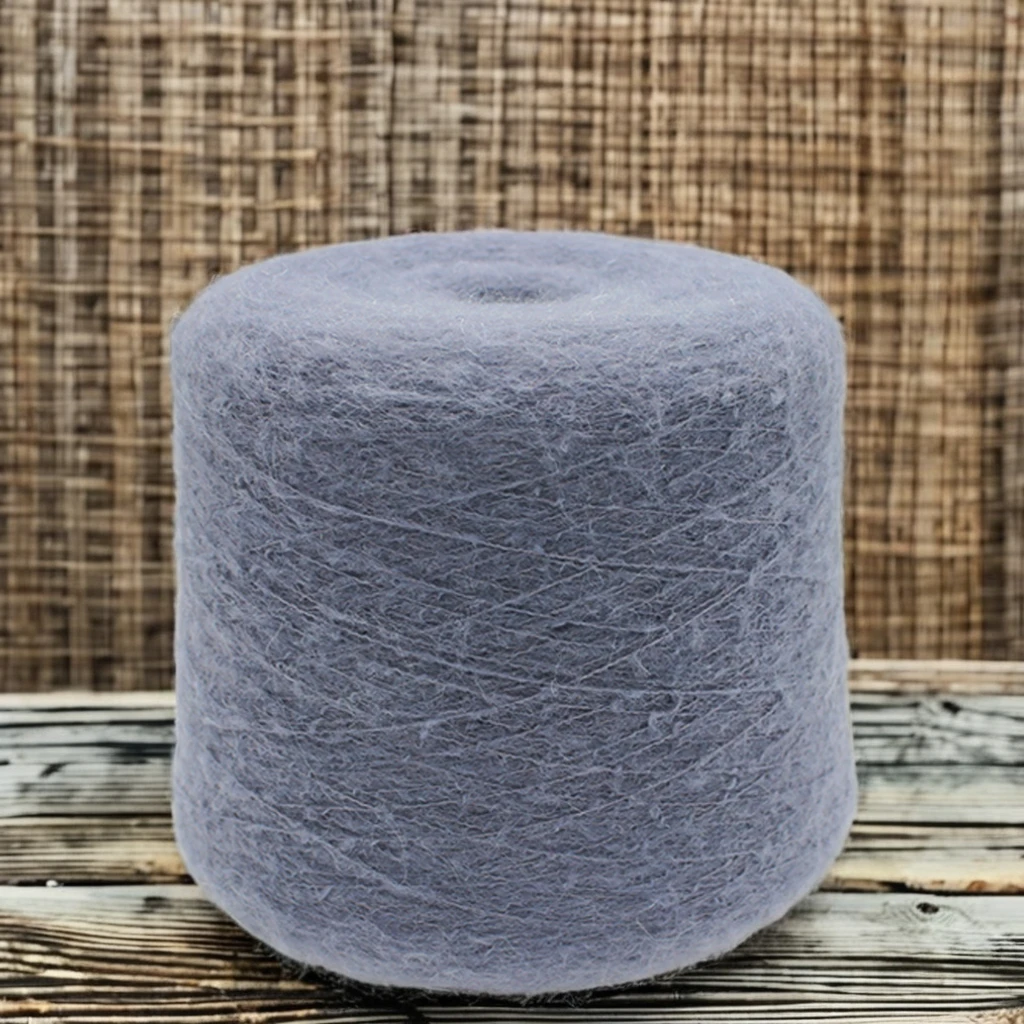 100% Alpaca Yarn Dyed Fancy Worsted Style Core Spun Chunky Wool for Hand Knitting Sewing Weaving Made from 100% Merino Wool