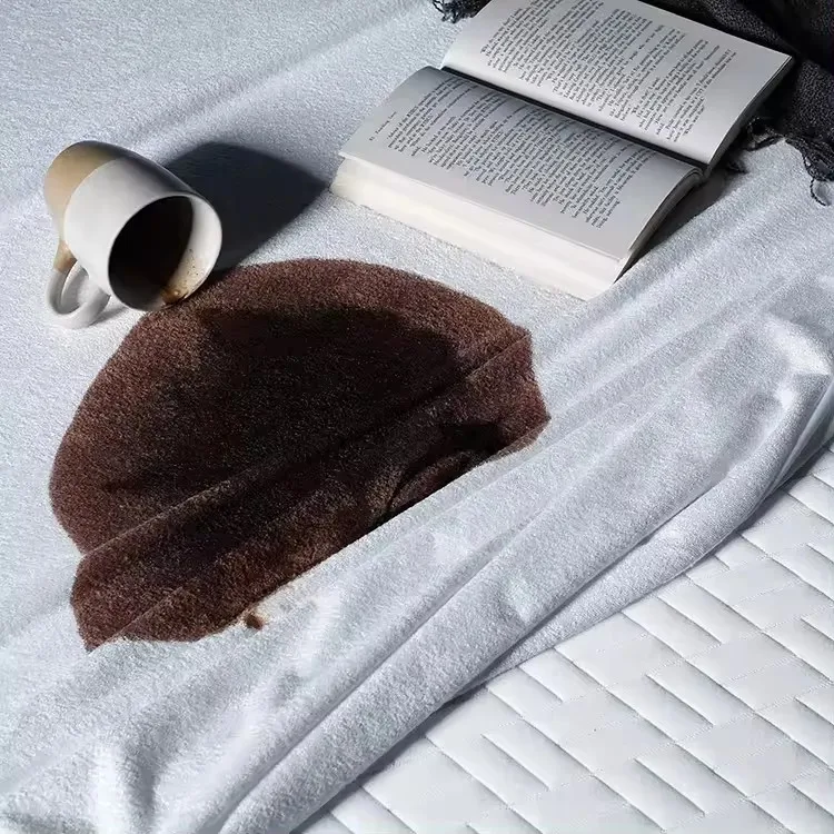 Waterproof queen king fitted sheet, white terry cotton surface mattress protector