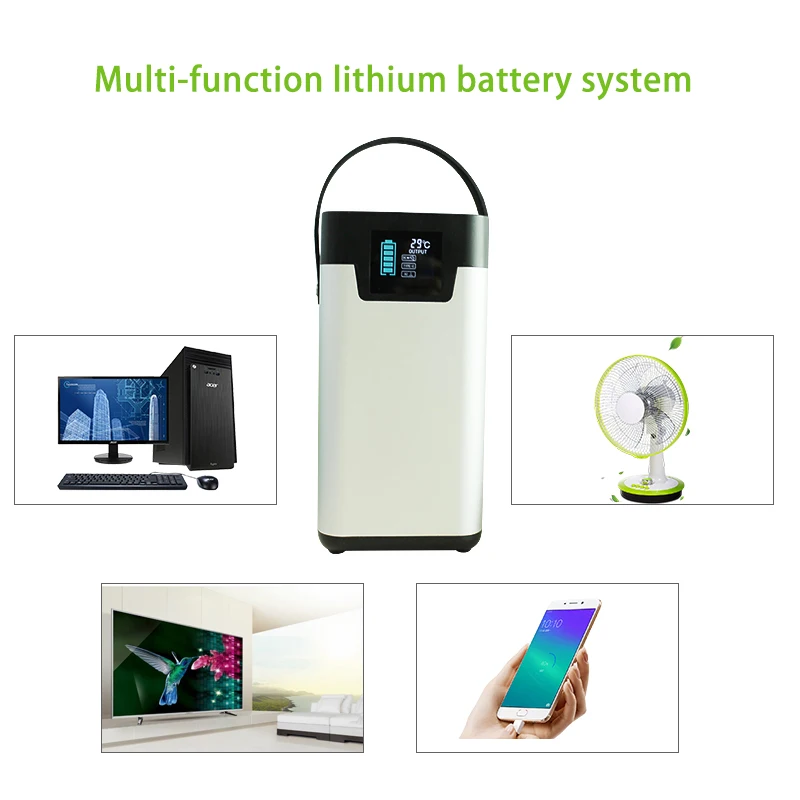 200Wh USB Type-C DC AC 200W Lithium Battery Bank 54000mAh Portable Power Station for portable power pack