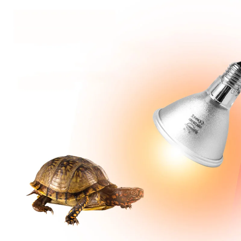 Reptile Light 100w UVA UVB Sun Lamp Bulbs for Amphibian Turtle Bearded Dragons Chameleon Lizard and Snake
