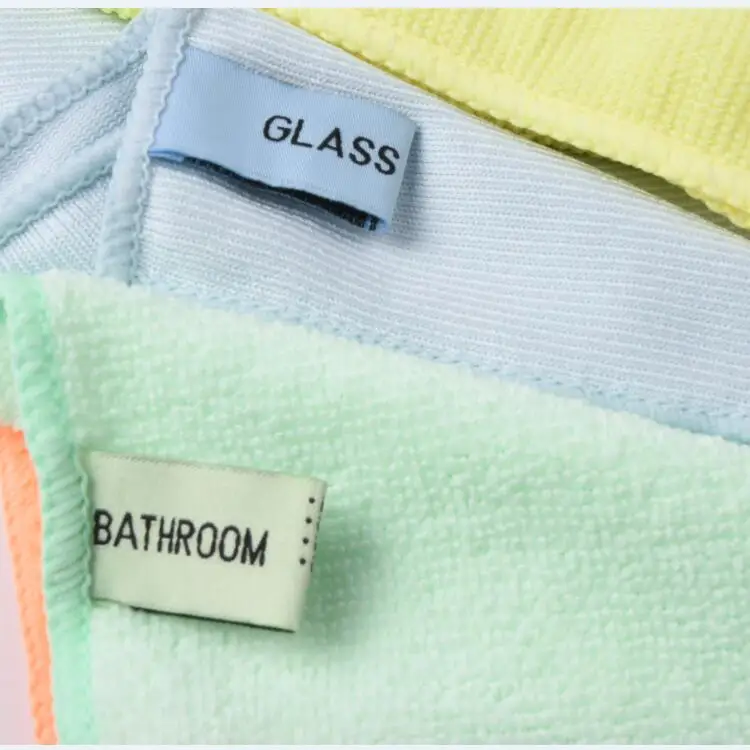 Customizable Microfiber Duster Cleaning Cloth Custom Kitchen Cleaning Rags
