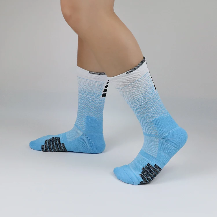 Design Your Own Logo Crew Men Women Selet Terry Performance Nylon Marathon Elite Men Running Sport Basketball Socks