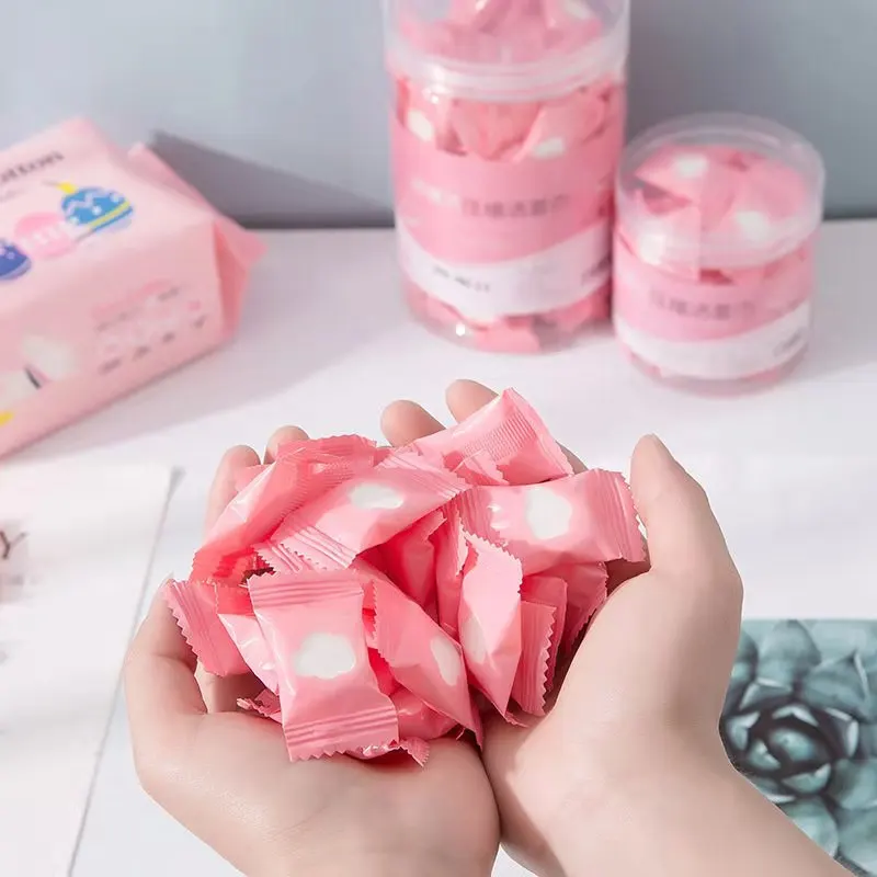 
Custom shaped compressed coin tissue compressed towels 