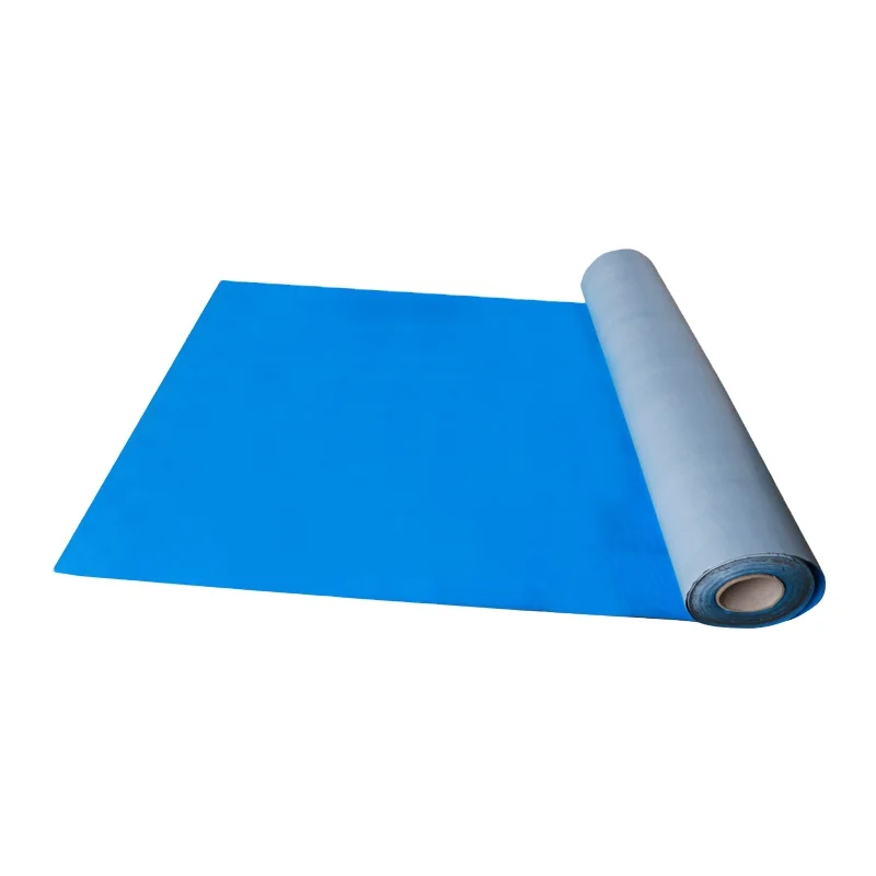 Color steel tile special non open flame strong self-adhesive roof membrane waterproof insulation roll material