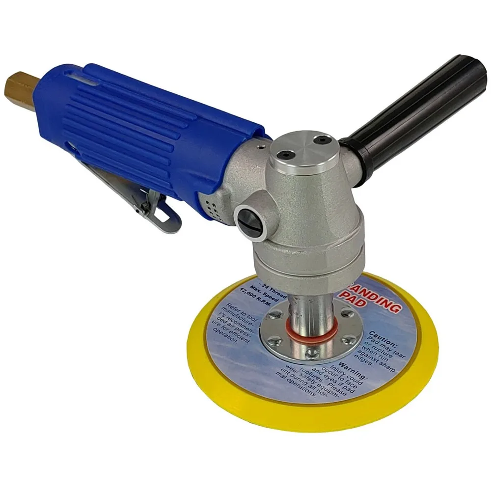 High Quality Portable Side Exhaust 4800rpm 5Inch Air Pneumatic Angle Sander With Custom Service For Car Home Sanding