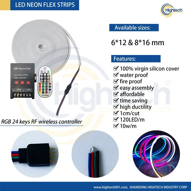 Custom Ip65 Waterproof Pvc Silicone Flex Neon Led Rope Lights Color Changing Rgb Led Neon Light