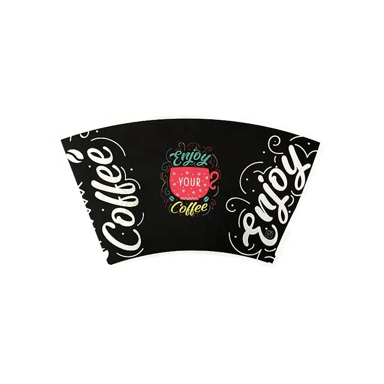 Factory Price Foo Grade PE Laminated Paper Cup Fan Sheet for 16oz Hot Beverages Paper Cup making