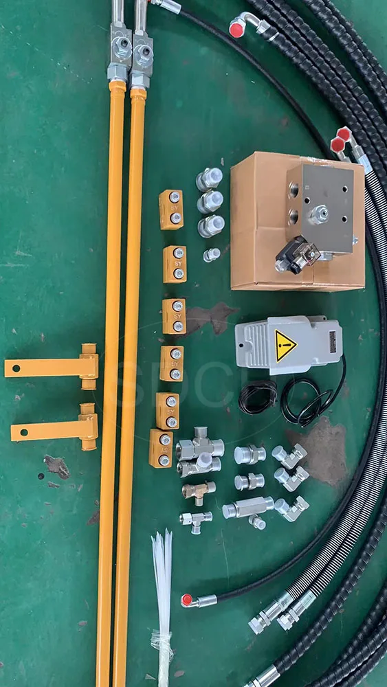 JCB 3CX 4CX 3DX 4DX Экскаватор-погрузчик aux Трубопроводные линии Гидравлический выключатель трубопроводов с клапаном делителя потока