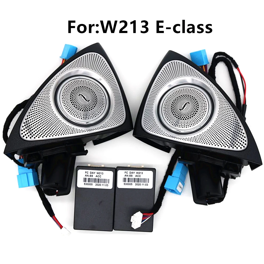 Hot Sale Professional Car Audio Speakers 3D Rotating Tweeters With 64 Color Ambient Speaker For Mercedes E-class W213
