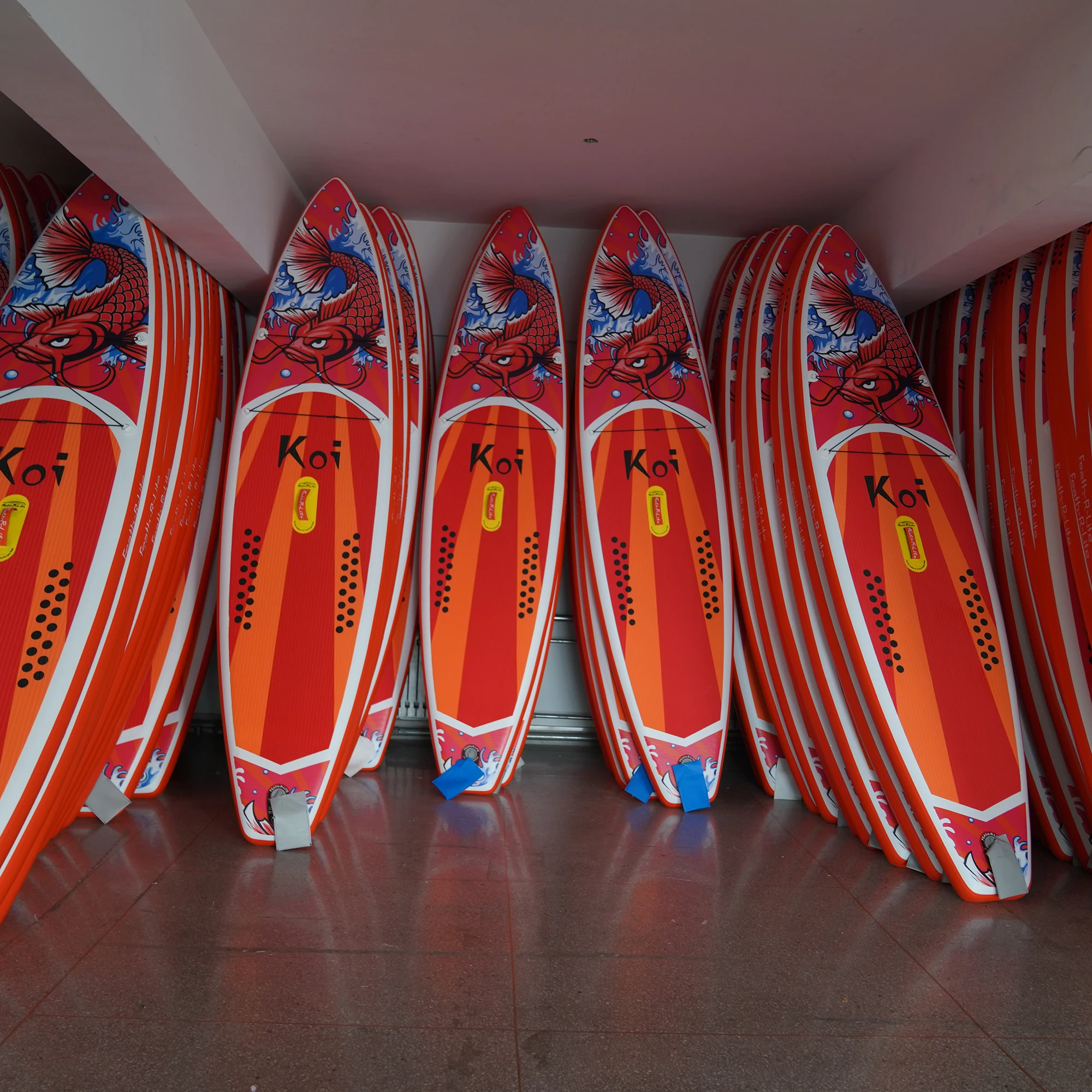 Factory price double layer drop stitch PVC stand-up paddleboarding sup board motor surfing boards