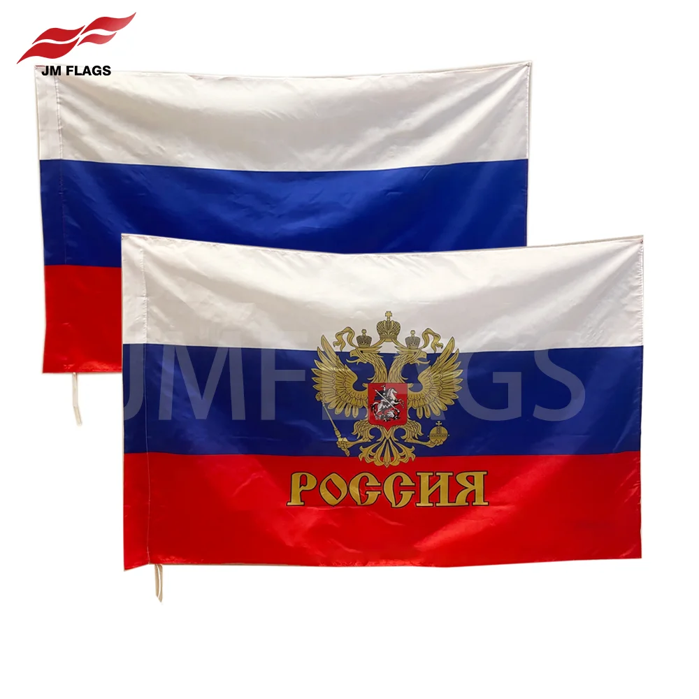 Wholesale 3*5 Ft Russia Flags 100% Polyester No Fade Union of Soviet Socialist Republics USSR Flag
