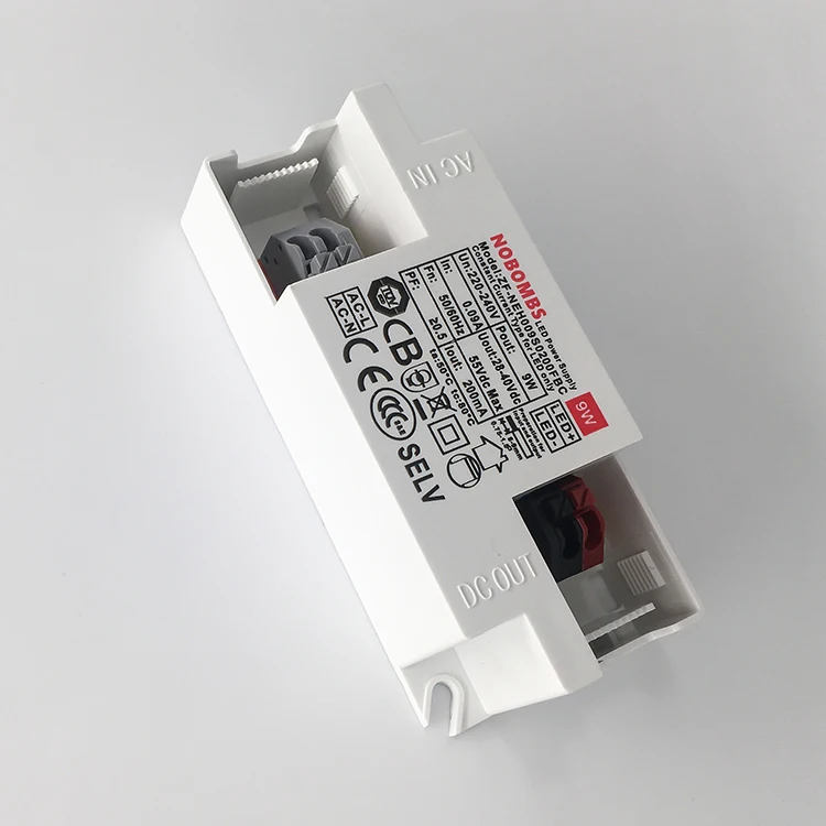 
Low PF no flicker isolated LED driver 9W200mA panel light education light LED drive power 