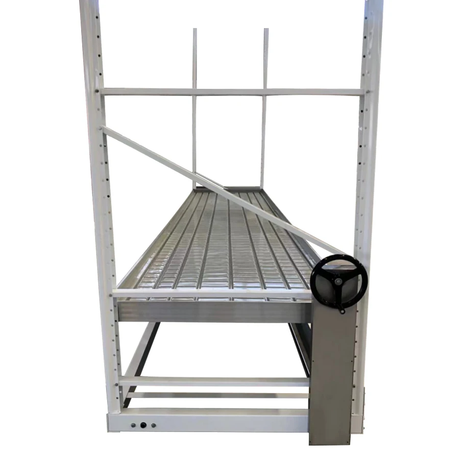 Multil Layer Agriculture Planting Seedbed Flood and Drain High Quality Movable Greenhouse Ebb and Flow Rolling Bench Vertical Gr