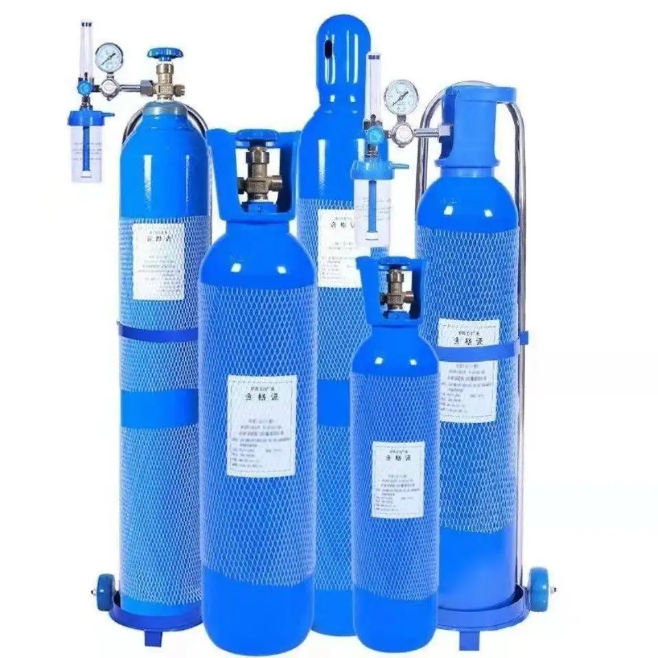 High Pressure 5kg Medical Oxygen Tank Refillable O2 Gas Cylinder for South America Market