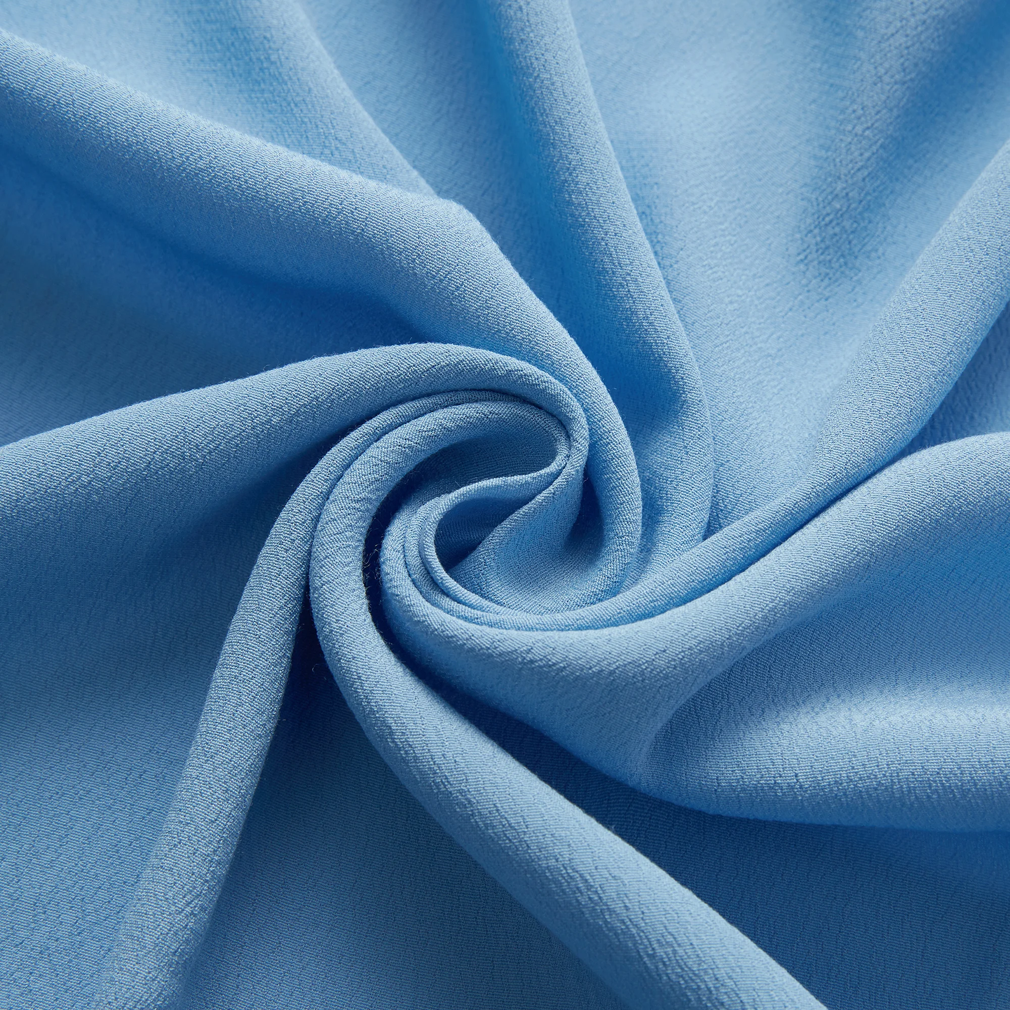 Factory Supply 100% rayon viscose dyed poplin crepe fabric for dress