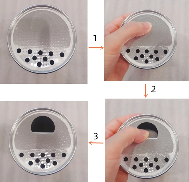 Custom  Canister Spice Salt Powder Seasoning Top Shaker Round Empty Paper Can With Aluminum