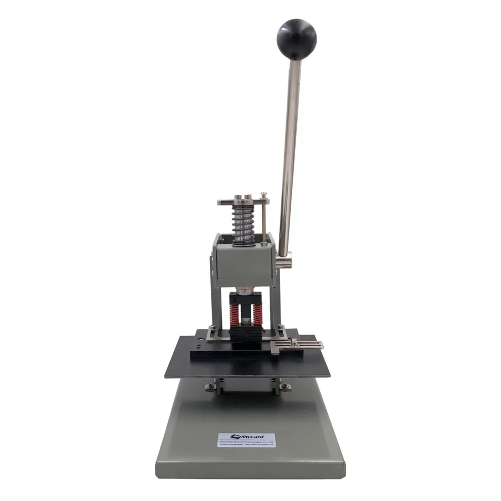 New Design Manual Paper Round Slot Hole Punching Machine for Plastic PVC Cardboard
