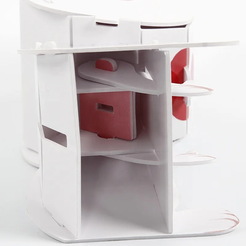 KT board Custom DIY paper puzzle 3d paper puzzle mini puzzle rabbit design