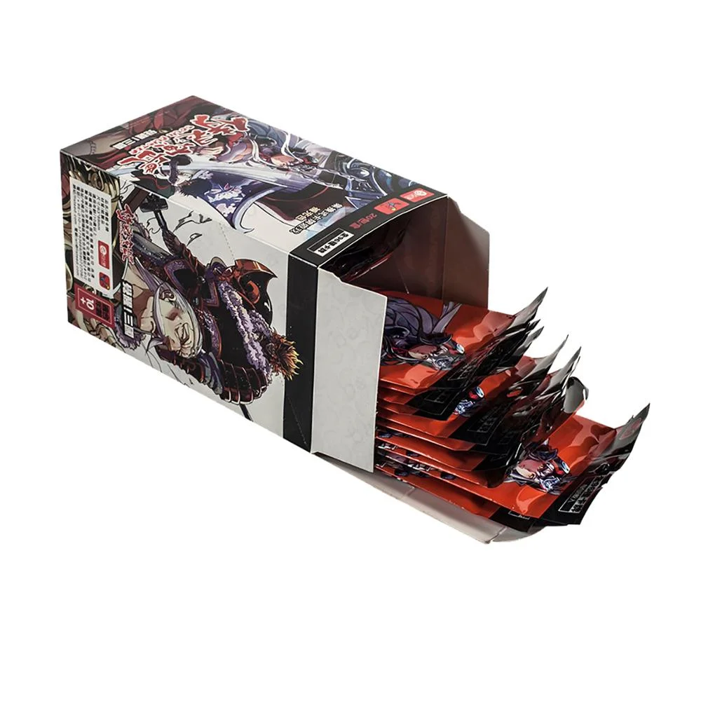 High quality custom printing kids collection anime and film sports trading cards foil pack