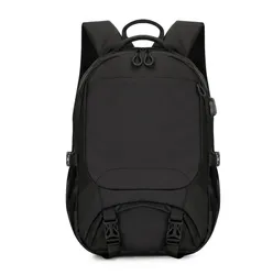Custom Logo Travel Waterproof Backpack School Bag USB Charging Men Business 15.6 Inches Laptop Backpack