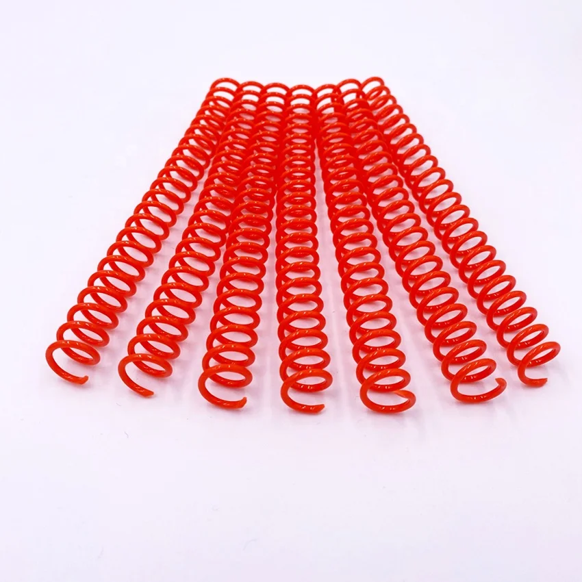 12MM Good Quality  Plastic Material Single Spiral Binding Wire For A4 Paper
