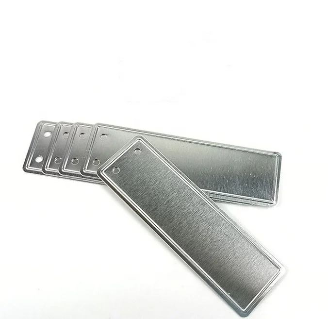 cheap garden supplies horticultural hanging plant aluminum labels tag with wire metal aluminium plant tags labels