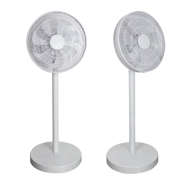 14 inch portable electric smart WiFi control 12v DC rechargeable standing fan with storage chair