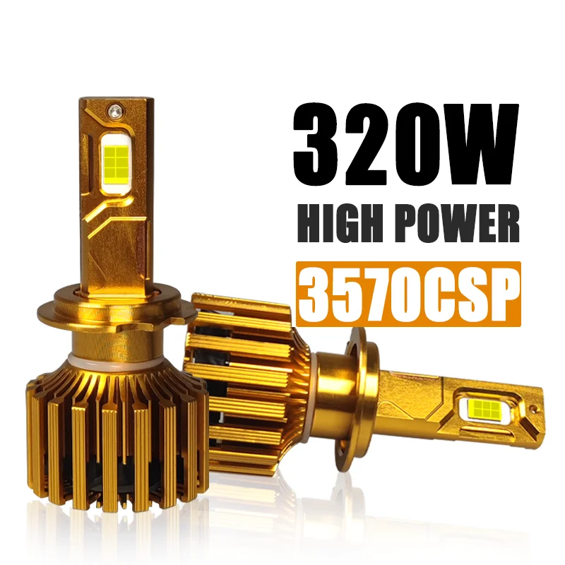 Manufacturers hot selling high power 320w h4 car lights 9005 9006 h11 6000k 30000lm car bulbs
