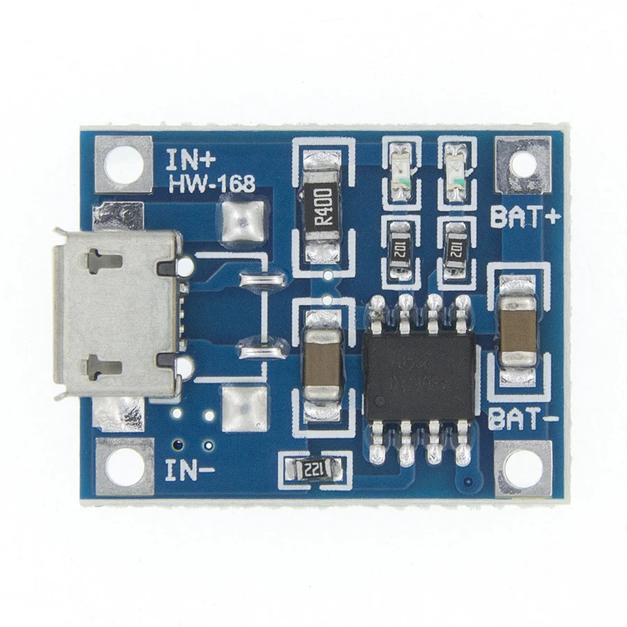 ZJI TP4056 двухканальная видеокамера с защитой функции 5V 1A Micro USB 18650 литиевая батарея зарядная плата для