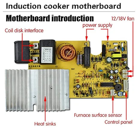 Durable induction cooker one burner induction hob economical portable induction cooktop with touch sensor control