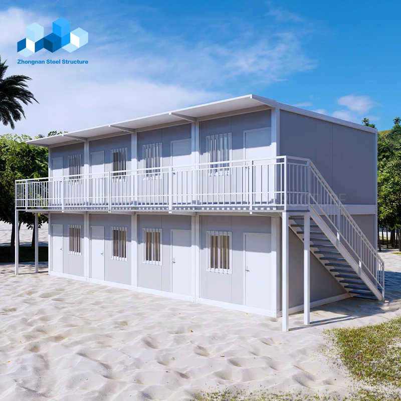 manufacturer low price temporary removable 20ft flat pack prefab container house for Worksite and Isolation