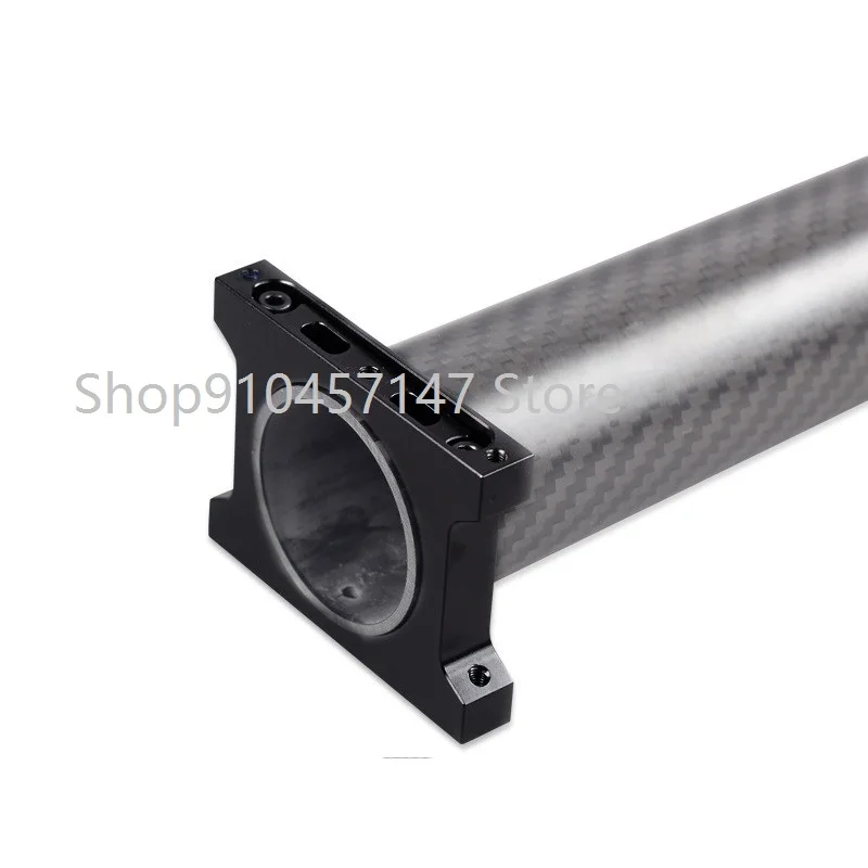 30mm/40mm/45mm  Carbon Fiber Drone Arm  Tube Fixed Seat  Center Pipe Clamp Fixture Clip Black for RC Agriculture UAV