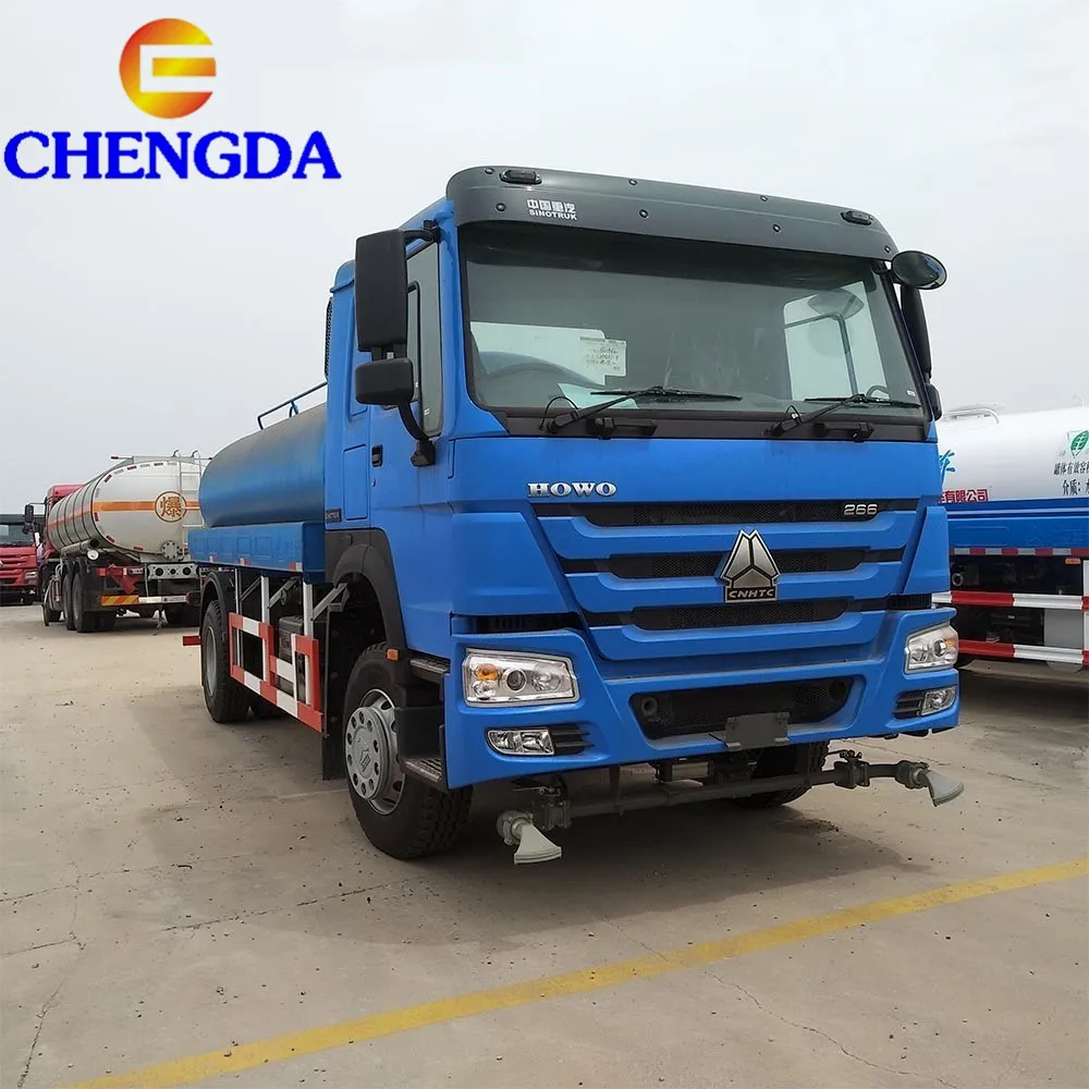 HOWO Water Spraying Truck 5000Liters Water Tanker Truck 129HP Euro 4 For Sales