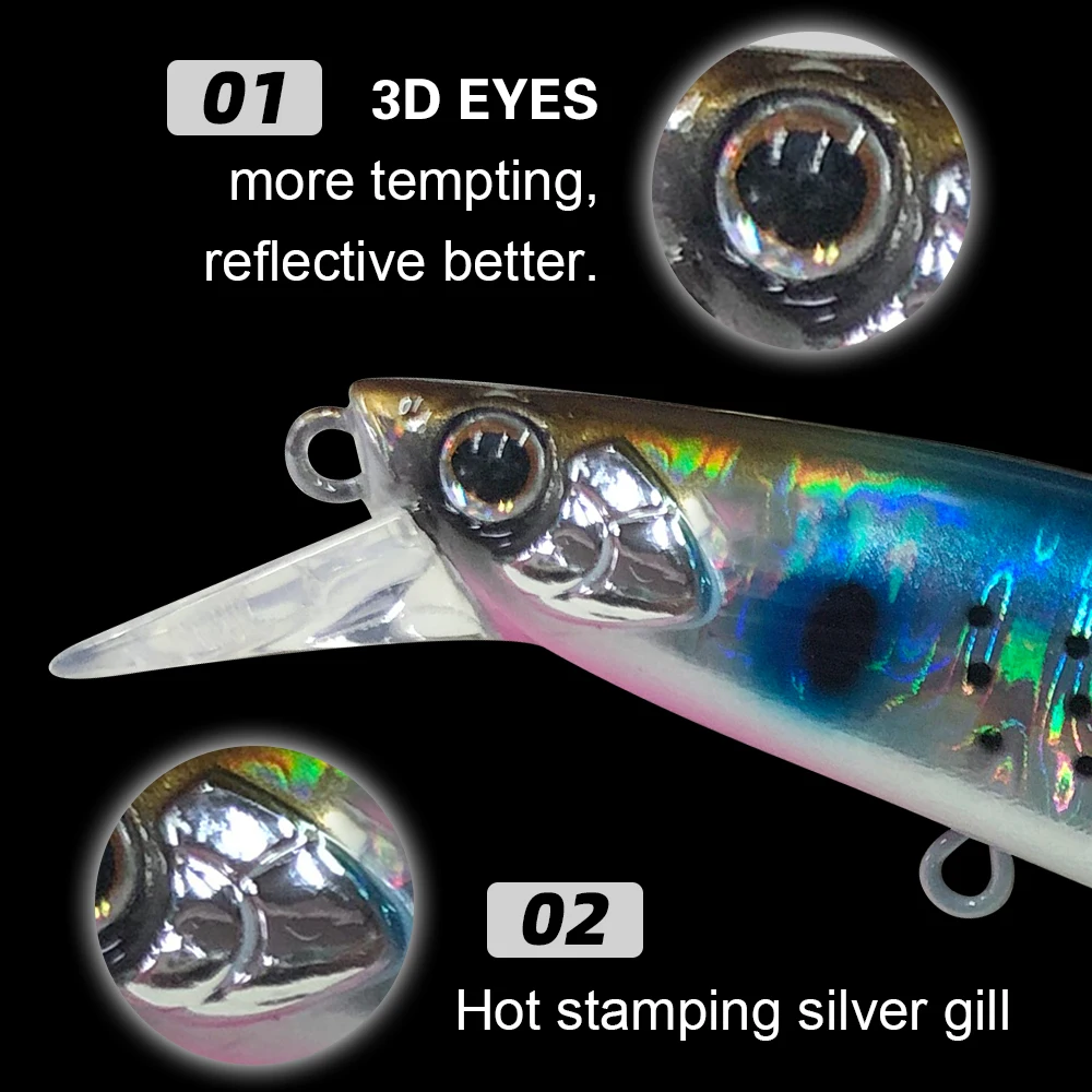 HONOREAL 120mm 21g ABS Saltwater Fishing Lure Long Casting Wobbler Floating Minnow Sea Fishing