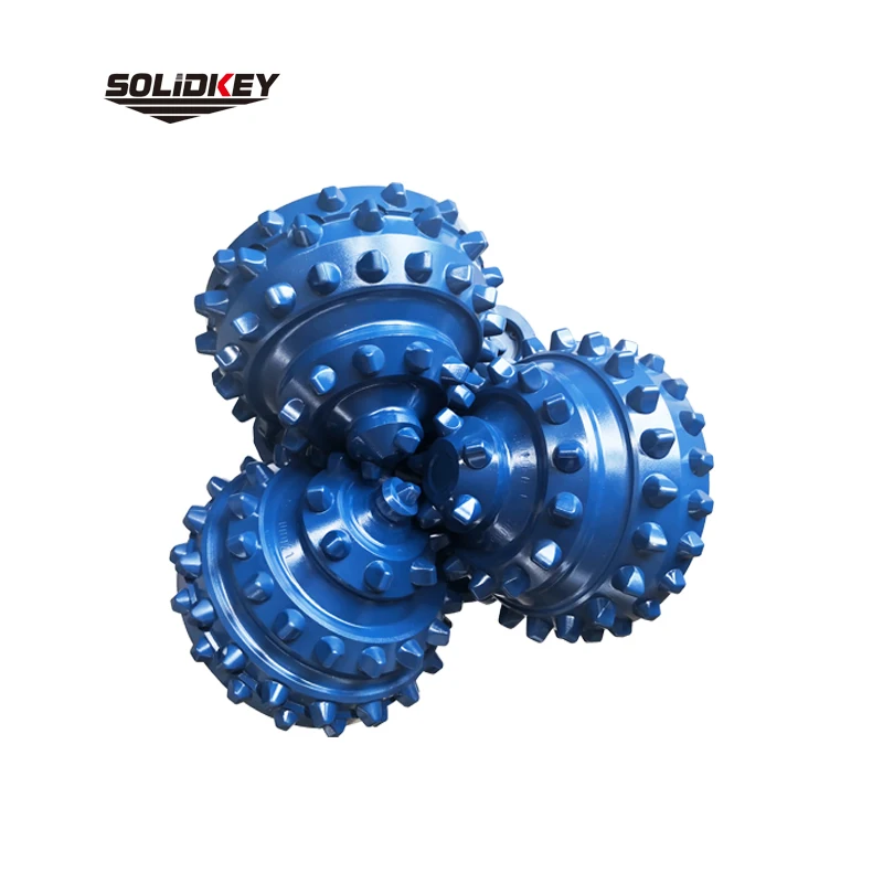 Трехшарошечное буровое долото IADC537G TCI 6 дюймов (152,4 мм), трехшарошечное долото для нефтяного бурения, Эластомерное герметичное поворотное долото