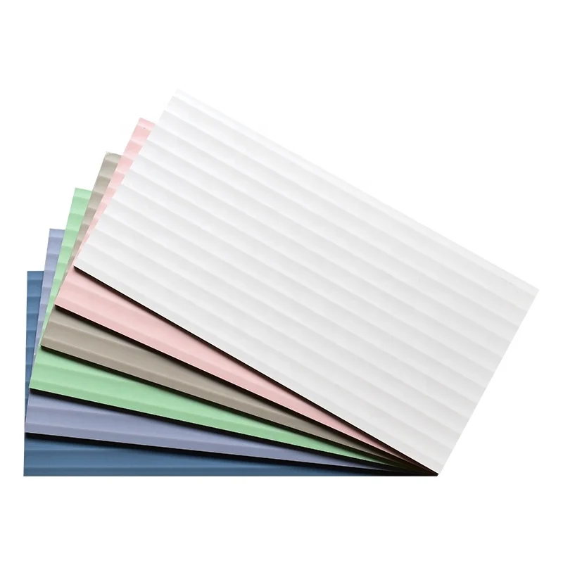 300x600mm Pure Color Wavy Macarons  Bathroom Wall Tiles And Kitchen Wall Tiles Porcelain Rustic Tile