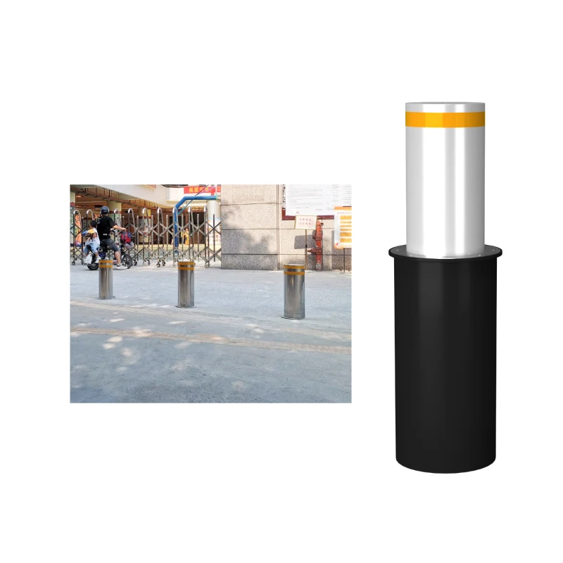 Electric Bollard, 219mm with Anti-Ram Raid and Hydraulic Mechanism for Safe Parking and Traffic Control