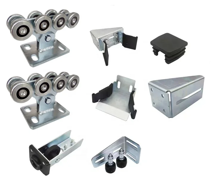 Heavy Duty Iron Gate Wheel Cantilever Gate Roller Hot Selling 8 Wheels Cantilever Gate Wheei without Gear