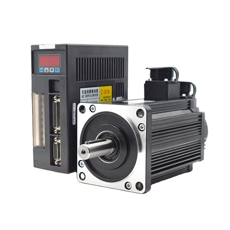 AC Servo Motor Driver 750W 2.4N.M 90ST-M02430 AC Motor Matched Servo Driver AASD 15A Complete Motor kit