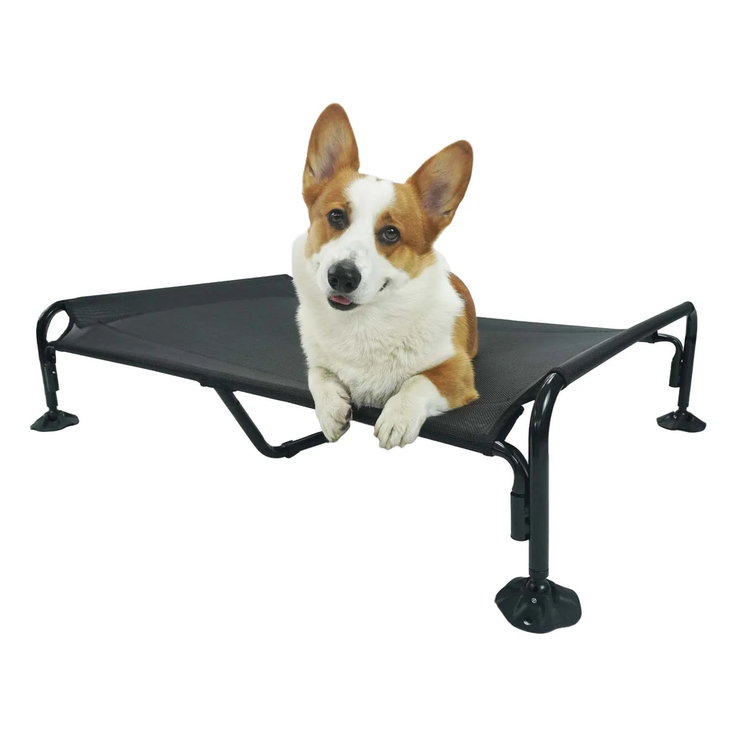 Washable Dry Quickly Cooling Bed for Large Dog Solid Steel Frame High Quality Pet Bed Dog Elevated Bed for Outdoor