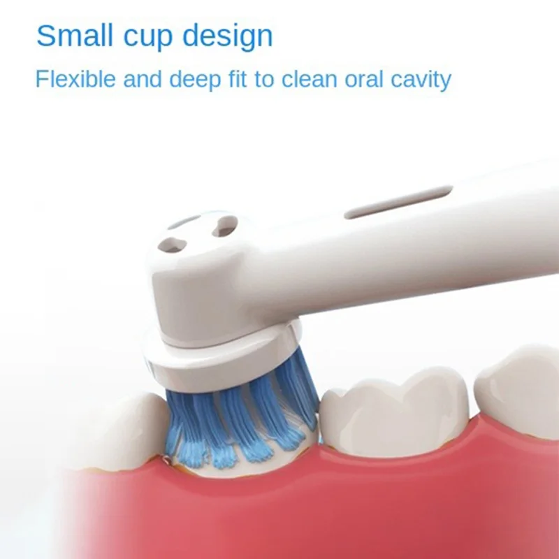 ODM Replacement Electric Toothbrush Heads Oscillating Round Rotating Dupont Bristle Toothbrush Replaceable Head