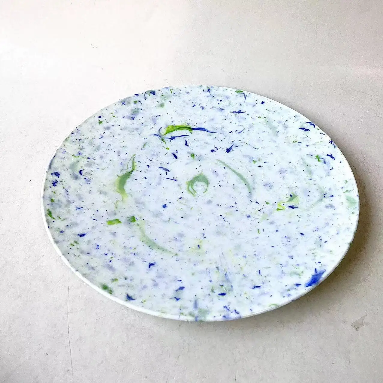 Sunup Colorful Elegant Plastic Plates Disposable Party Dessert Plates