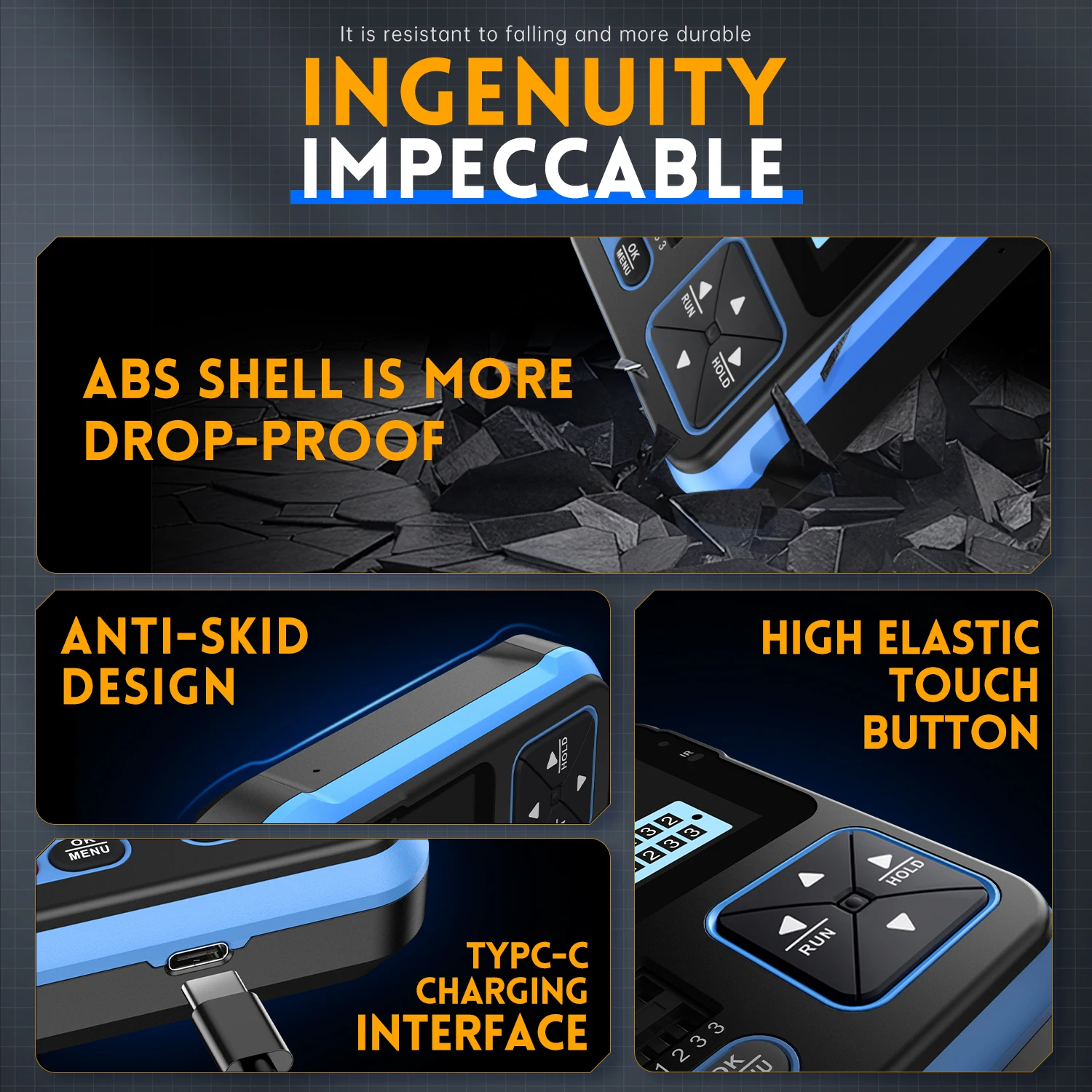 FNIRSI digital oscilloscope transistor tester LCR meter three-in-one DSO-TC3 portable handheld small
