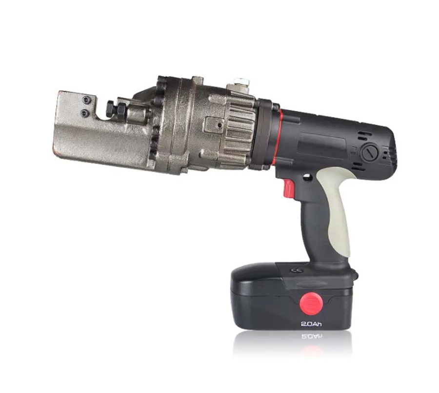Battery powered hydraulic steel rebar cutter cordless