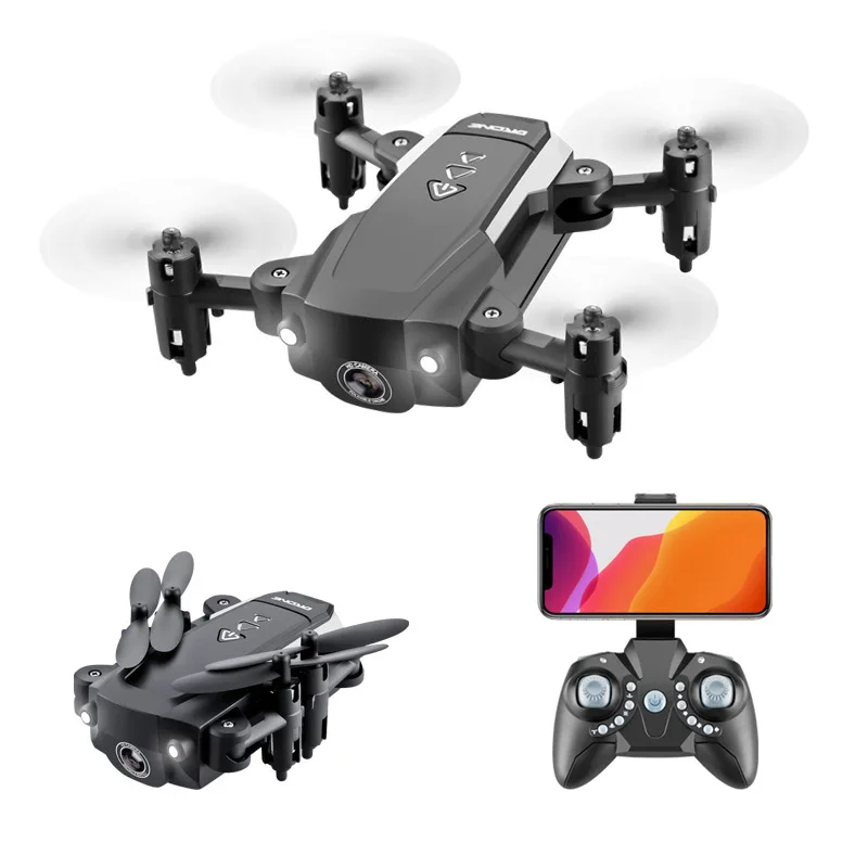Hot selling small drone aerial photography fixed height 4K HD four-axis long battery life remote control mini folding toy KK8